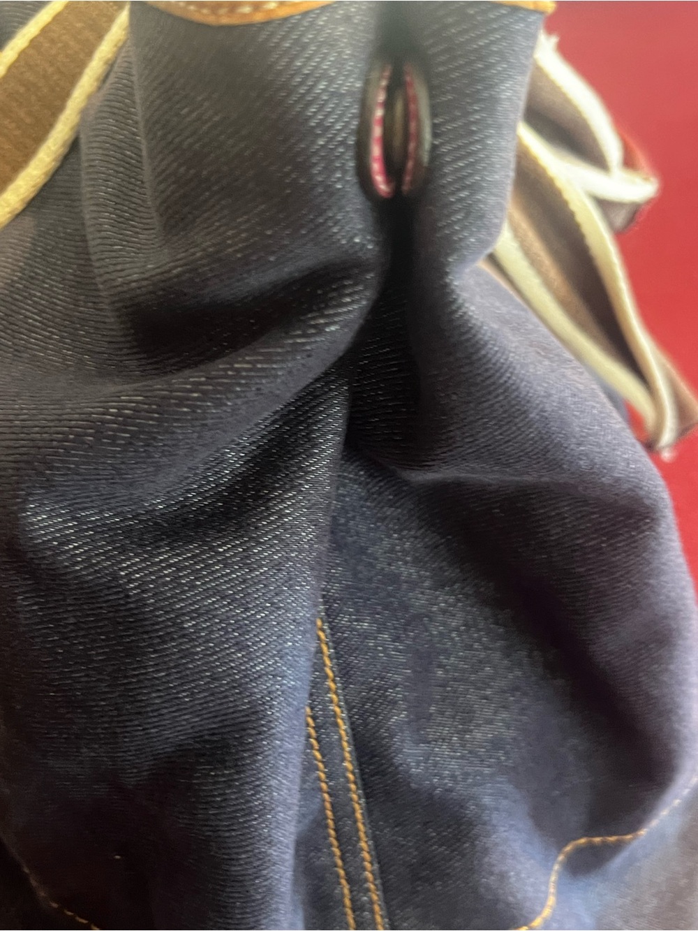 Vintage Coach Y2K Hampton Denim Weekender Tote Bag #4498 – Excellent Condition - Picture 6 of 14